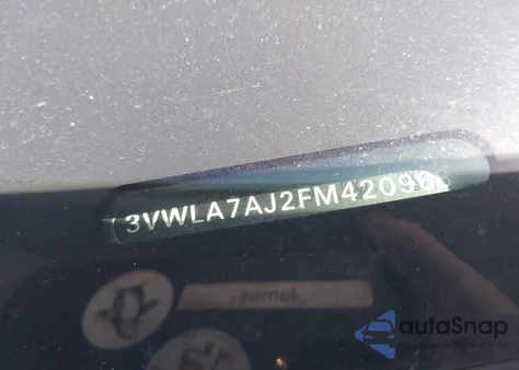 2015 Volkswagen Jetta 2.0L Tdi Se from USA, damaged, VIN 3VWLA7AJ2FM420968